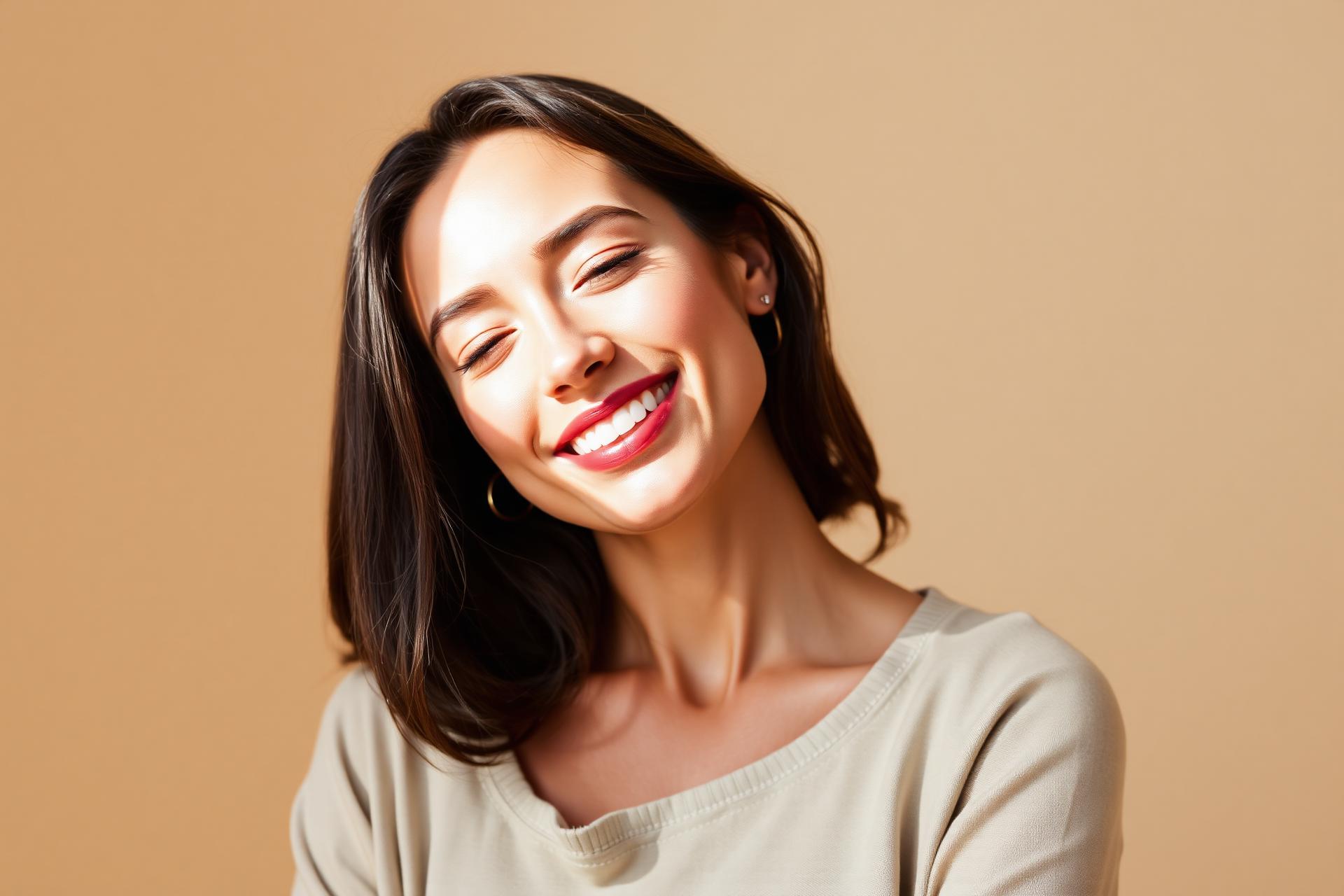 A confident, radiant person — aspirational portrait for body and face contouring at Whole Health.